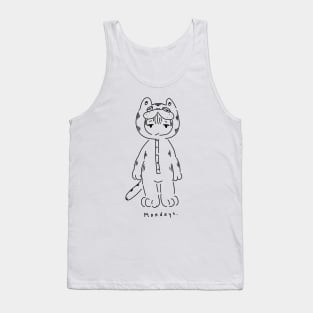 garfield onesie shirt Tank Top